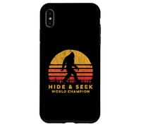 Retro Hide & Seek World Champ Bigfoot Sun Believe! Coque pour iPhone XS Max