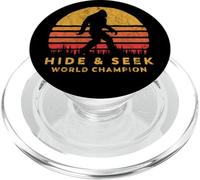 Retro Hide & Seek World Champ Bigfoot Sun Believe! PopSockets PopGrip pour MagSafe