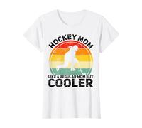 Rétro Hockey sur Glace Maman Fantaisie pour Joueur de Hockey Gardien de But entraîneur T-Shirt