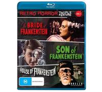 Retro Horror Triple Feature Volume 1: Bride House of Frankenstein [Blu-Ray] [Import]