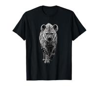 Rétro Hyène Illustration Savane Faune Prédateur Nature T-Shirt