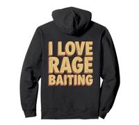 Rétro I Love Rage Baiting Funny Internet Troll Sweat à Capuche