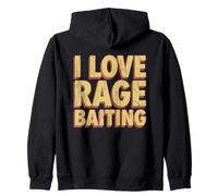 Rétro I Love Rage Baiting Funny Internet Troll Sweat à Capuche
