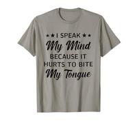 Rétro I Speak My Mind Because It Hurts To Bite My Tongue T-Shirt