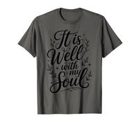 Rétro, il va Bien avec Mon âme, église chrétienne, culte et Foi T-Shirt