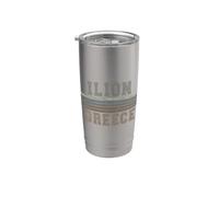 Retro Ilion Grèce Gobelet isotherme en acier inoxydable double paroi