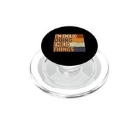 Rétro I'm Emilio Doing Emilio Things Funny Birthday Joke PopSockets PopGrip pour MagSafe