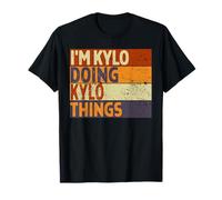 Rétro I'm Kylo Doing Kylo Things Funny Birthday Joke T-Shirt