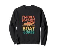 Retro I'm on A Sea-Cret Mission pour des blagues sur Les Bateaux Sweatshirt