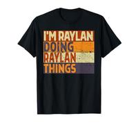 Rétro I'm Raylan Doing Raylan Things Funny Birthday Joke T-Shirt