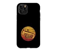 Rétro Instrument Euphoniste Euphoniste Joueur Euphonium Coque pour iPhone 11 Pro