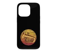 Rétro Instrument Euphoniste Euphoniste Joueur Euphonium Coque pour iPhone 13 Pro