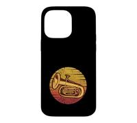 Rétro Instrument Euphoniste Euphoniste Joueur Euphonium Coque pour iPhone 14 Pro Max
