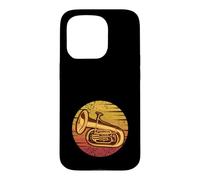 Rétro Instrument Euphoniste Euphoniste Joueur Euphonium Coque pour iPhone 15 Pro