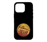 Rétro Instrument Euphoniste Euphoniste Joueur Euphonium Coque pour iPhone 16 Pro