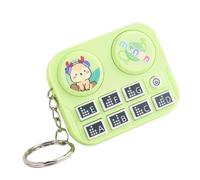 Retro Instrument Keychain - 2.24 Inch Mini Dj Keychain | Abs Decorative Keyring - Keychains Pendant Toy Music Themed Accessory for Handbags Purses Keys Stylish Functional Gift for Music Lovers