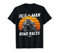 Retro Isle of Man TT Races Vintage Moto Race T-Shirt