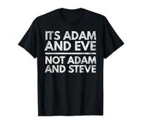 Rétro It's Adam and Eve Not Adam and Steve T-Shirt