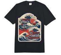 Rétro Je me suis demandé si j'allais Bien et Nous Avons Tous Les Deux commencé à Rire Comfort Colors Adult Heavyweight T-Shirt