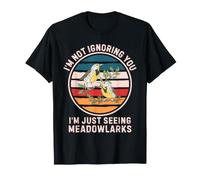 Rétro, Je ne Vous Ignore Pas, Je ne Vois Que des Oiseaux Meadowlarks T-Shirt