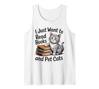 Rétro, je veux juste lire des livres et caresser des chats Débardeur