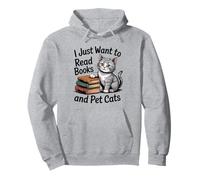 Rétro, je veux juste lire des livres et caresser des chats Sweat à Capuche