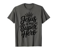 Rétro : Jésus est Mon Super héros, Famille chrétienne, Foi pour Enfants T-Shirt