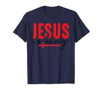 Rétro Jésus est Roi chrétien - Verset de la Bible Foi Religieuse T-Shirt