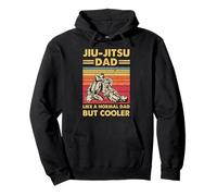 Rétro Jiu-Jitsu Papa BJJ Père Arts Martiaux Sweat à Capuche