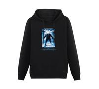 Retro John Carpenter's The Thing Inspired Direct to Garment Printed Hoody Black M