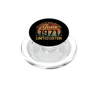 Retro Juin 1971 Édition limitée 55 Ans 55e Anniversaire PopSockets PopGrip pour MagSafe