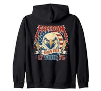 Retro July Fourth Freedom Tour 1776 | Born Free Music Sweat à Capuche