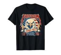 Retro July Fourth Freedom Tour 1776 | Born Free Music T-Shirt