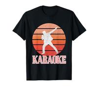 Rétro Karaoké Chant Concert Vintage Interprète Chanteur T-Shirt