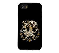 Retro Karaté Coq Coq Arts Martiaux Fighter Coque pour iPhone SE (2020) / 7/8
