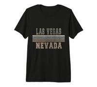 Rétro Las Vegas Nevada T-Shirt Haut de Gamme
