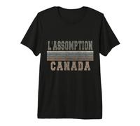Rétro L'Assomption Canada T-Shirt Haut de Gamme
