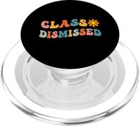 Retro Last Day of School Graduation Groovy Class Remissed PopSockets PopGrip pour MagSafe