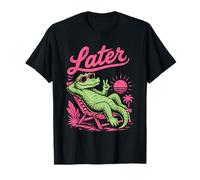 Retro Later Gator After While Crocodile Chill T-Shirt