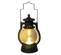 Retro LED Kerosene Camping Lamp - LED Oil Lantern,Vintage Style LEDs Decorative Lantern Tent Light - with Carry Handle for Home, Cafe, Hotel, Camping