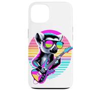 Rétro Lémurien Guitariste Lémuriens Guitare Coque pour iPhone 13