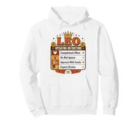 Rétro Leo Horoscope Traits de Personnalité Drôle Signe de Feu Sweat à Capuche