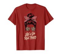 Retro Let's Go Red Team Field Day Summer Camp Compétition T-Shirt
