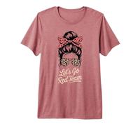Retro Let's Go Red Team Field Day Summer Camp Compétition T-Shirt Haut de Gamme