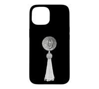Rétro Lettre Initiale Monogramme Burlesque Pâtie Alphabet O Coque pour iPhone 15