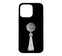 Rétro Lettre Initiale Monogramme Burlesque Pâtie Alphabet O Coque pour iPhone 15 Pro Max