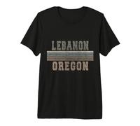 Rétro Liban Oregon T-Shirt Haut de Gamme