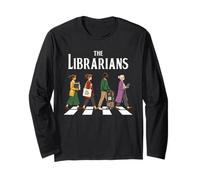 Retro Librarians Livres Bibliothèques Drôle Bibliothèque Manche Longue