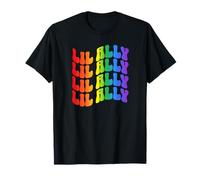 Retro Lil Ally Equality LGBTQ Gay Pride Month pour enfants et tout-petits T-Shirt