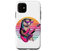 Rétro Loutre de Mer Guitariste Loutres Guitare Coque pour iPhone 11